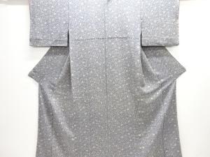 縮緬地野菜模様小紋着物